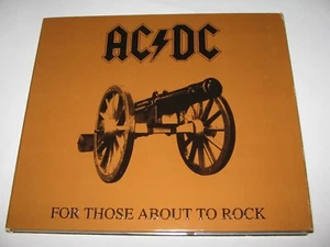 FOR THOSE ABOUT TO ROCK by AC/DC (1981) REMASTERED DIGIPAK CD 10 Tracks Sony - Picture 1 of 3