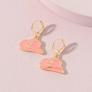 1 Set Boot Earrings Hat Earrings Women Dangle Earrings Decorative Earrings - Picture 1 of 12
