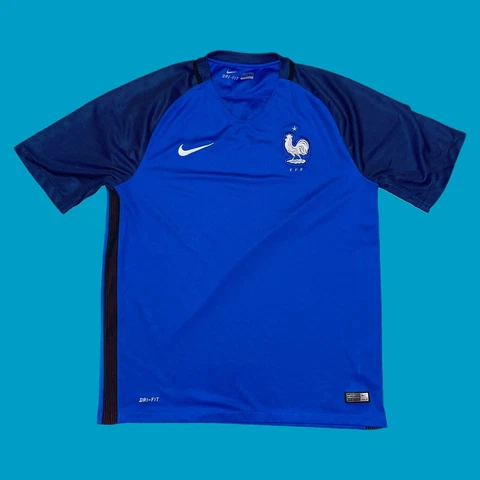 France Jersey 2016 2017 Home Size L Shirt Soccer Nike Cover