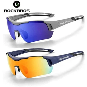 ROCKBROS Cycling Polarized Sunglasses Outdoor Sports Running MTB Bike Glasses - Picture 1 of 10