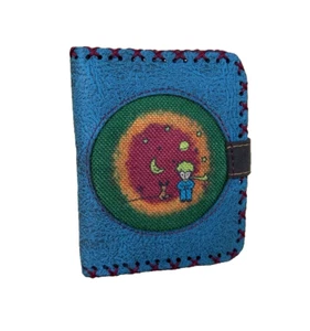 Frauen Geldbörse | handgefertigte 100% Vegan Boho Brieftasche | der kleine Prinz - Bild 1 von 8