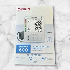 Beurer Deluxe 600 - Upper Arm Blood Pressure Monitor with Bluetooth 90x Memory - Picture 1 of 1