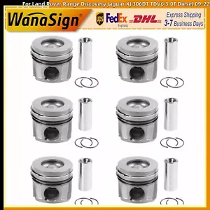 For Land Rover Range Discovery Jaguar XJ 306DT TDV6 3.0T Diesel 09-22 Piston Kit - Picture 1 of 6