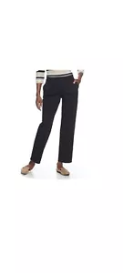 Pantaloni Donna Croft & Barrow Perfettamente Dimagranti, 12S, Nero, Petit, Nuovi con etichette - Foto 1 di 3