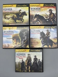 Lot Of 5 GraphicAudio Byrnes Family Ranch by Dusty Richards 2,3,4,5 & 8 - Bild 1 von 4