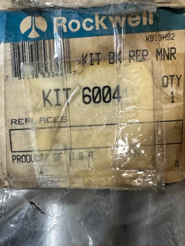 Kit de reparación de frenos menores OEM ROCKWELL 6004 Foto 1 de 4