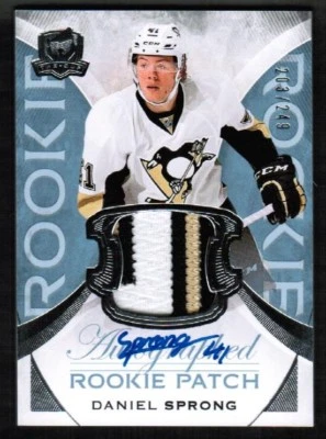 2015 16 UD The Cup Daniel Sprong Auto Patch Rookie RC /249 3 colors - Image 1 of 2