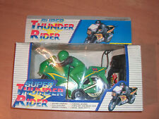 90'S Vintage Super Thunder Rider R/C Bike Motorcycle Battery Operated Toy Mib