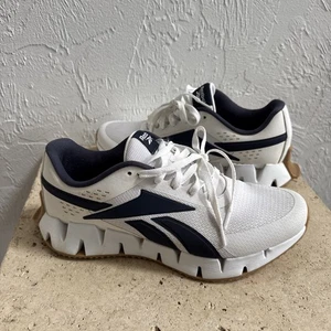 Reebok Zig Dynamica 2.0 CL Men’s Running Shoes Size 10 White Navy Blue - IF5944 - Picture 1 of 8