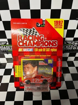 Nascar Racing Champions 1997 Michael Waltrip #21 Die Cast StockCar escala 1:64 Foto 1 de 2