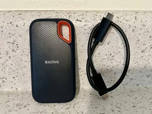 SanDisk Extreme Pro Portable SSD 2TB USB-C External Solid State Drive - Afbeelding 1 van 2