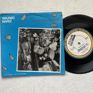 Wazmo Nariz Checking Out The Checkout Girl Vinyl 45 Chicago Punk New Wave - Picture 1 of 2