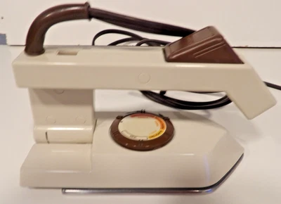 Módulo de mango plegable de vapor pulverizador de hierro de viaje Norelco vintage TI 65 probado funciona Foto 1 de 4