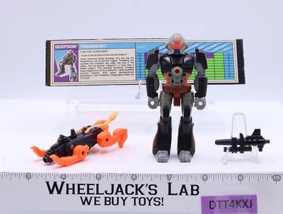 Action Masters Treadshot 100% Complete 1989 G1 Transformers Vintage Figure WORKS - Image 1 of 3
