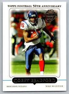 2005 Topps 1st Edition Corey Bradford Houston Texans #229 - Picture 1 of 2
