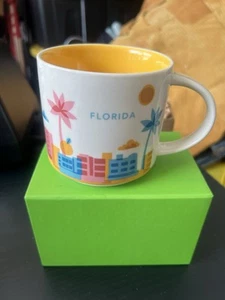Starbucks Florida YOU ARE HERE Collection 14 Oz Kaffee Tee Becher Top - Bild 1 von 5