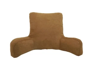 Suede Oversized Bedrest Lounge Pillow, Reading Pillow for Bed, Back Support P... - Picture 1 of 2