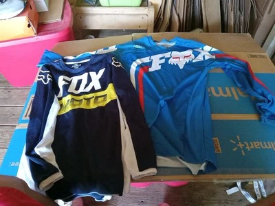 Lot Of 2 Vintage Fox Motocross Shirt - Image 1 of 4