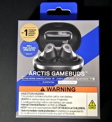 SteelSeries Arctis GameBuds True Wireless Gaming Earbuds para PS5 SELLADO DE FÁBRICA Foto 1 de 2
