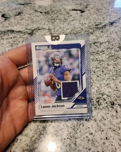 Camiseta Donruss Lamar Jackson Threads 2024 #DTH-LJA, Baltimore Ravens - Imagen 1 de 3