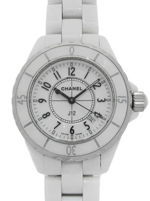 CHANEL Chanel "J12 White Ceramic 33mm" H0968 Women's Quartz 3-month - Image 1 of 4
