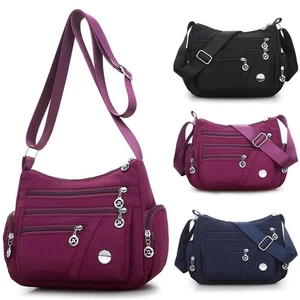 Ladies Messenger Cross Body Bag Women Shoulder Over Holiday Travel Handbag Bags - Picture 1 of 18