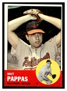 1963 Topps Baseball #358 Milt Pappas 63TBB-01 - Picture 1 of 2