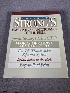 The New Strong's Exhaustive Concordance of the Bible Study 1990 James Strong - Bild 1 von 6
