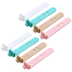 32 Pcs Silicone Fixing Tape Cable Holder Clips Cord Organiser Data Storage - Afbeelding 1 van 12