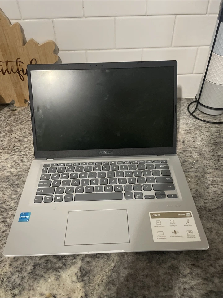 ASUS Vivobook 14" Laptop Win 11 Intel Core i3-1115G4 3GHZ 128GB SSD 8GB RAM - Image 1 of 4