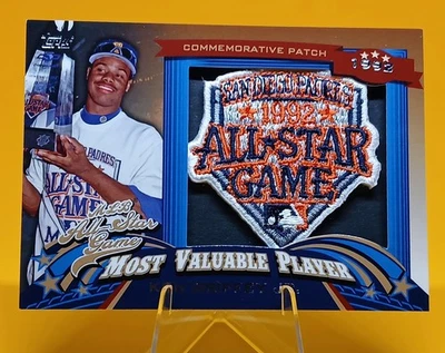 🐐 2013 Topps Update All-Star Game MVP Ken Griffey Jr Patch HOF RARE  - Image 1 of 2