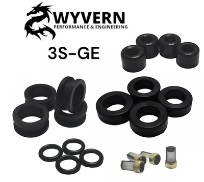 Kit de servicio de junta tórica de sello de inyector de combustible Toyota MR2 NA 3S-GE 89-99 SW20 Foto 1 de 4