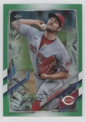 2021 Topps Chrome Ben Baller Edition Green Refractor /99 Trevor Bauer #77 - Image 1 of 2