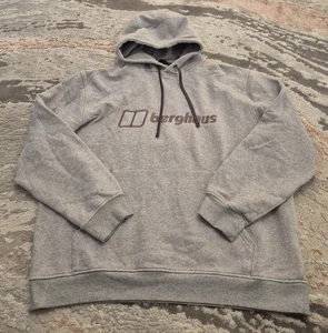 Berghaus Hoodie Embroidered Logo Grey XL - Picture 1 of 8