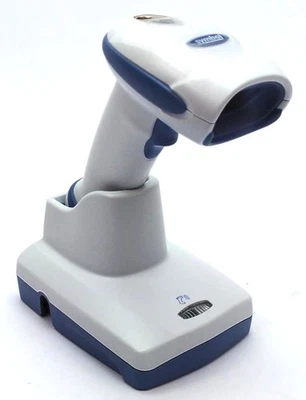 Symbol DS6878-HCBU2112PVW Barcode Scanner Cordless Bluetooth with Base Cradle - Image 1 of 4