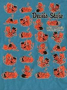🔥Vintage Y2K Devils Style Sex Positions Tshirt 🔥 - Picture 1 of 5