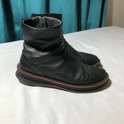 Camper Rolling Michelin Mujer Negro Cuero Casual Botines 37 (us 7) Zapatos Foto 1 de 4