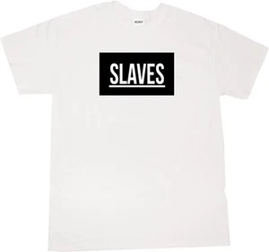 Kings Of NY New Slaves Box Simple Logo Printed T-Shirt Streetwear Music Hiphop - Picture 1 of 4