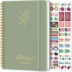 Budget Planner - Monthly Budget Book 2025 with Expense & Bill Tracker - Undated - Picture 1 of 12