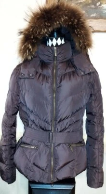 ADD original Damen Daunen Jacke mit Kapuze Echtfell Gr.42 TOP !!! - Bild 1 von 4