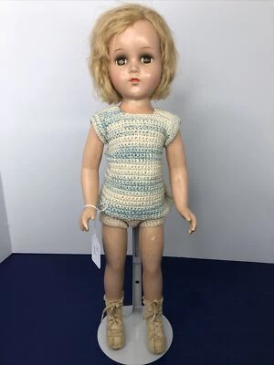 "Muñeca antigua vintage de 17"" Arranbee R&B años 50 todo compuesto niña rubia corte de pelo #Mi" Foto 1 de 4