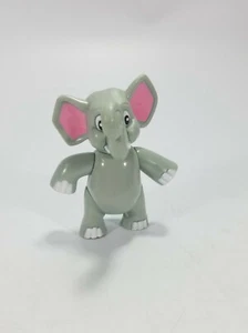 RFC 2000 Rainforest Cafe Elephant Toy Plastic Figure Movable Arms Legs - 3.25" - Picture 1 of 7