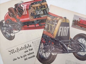 Clipping Ritaglio Articolo 1967 FIAT MEFISTOFELE Fu la più Veloce del Mondo - Picture 1 of 1