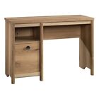 Pemberly Row Transitional Engineered Wood Desk In Timber Oak