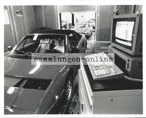 Foto de fábrica FERRARI IBM estación de pruebas foto de prensa foto fotografía coche - Imagen 1 de 2