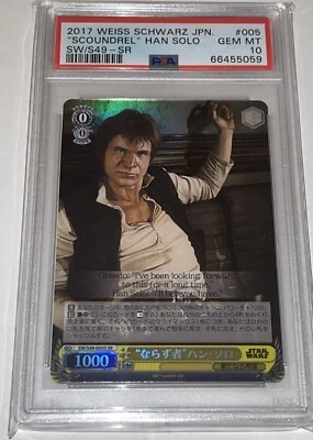2017 weiss schwarz jpn. Star Wars 005 - „Scoundrel“ Han Solo - PSA 10 - Pop 1 - Bild 1 von 2