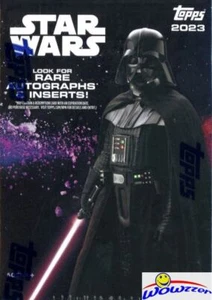 2023 Topps Star Wars FLAGSHIP EXCLUSIVE Factory Sealed Blaster Box-GOLD PARALLEL - Picture 1 of 2