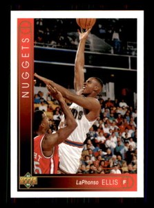 1993 Basketball Upper Deck LaPhonso Ellis Denver Nuggets #391