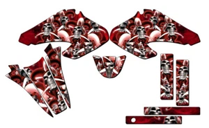 2001-2004 XR 100 JESTER Red Senge Graphics Kit Compatible with Honda - Picture 1 of 4