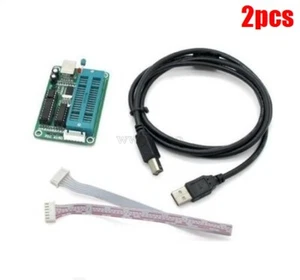 2Pcs Pic Microcontroller Usb Automatic Programming Programmer K150&ICSP Cable mr - Picture 1 of 2